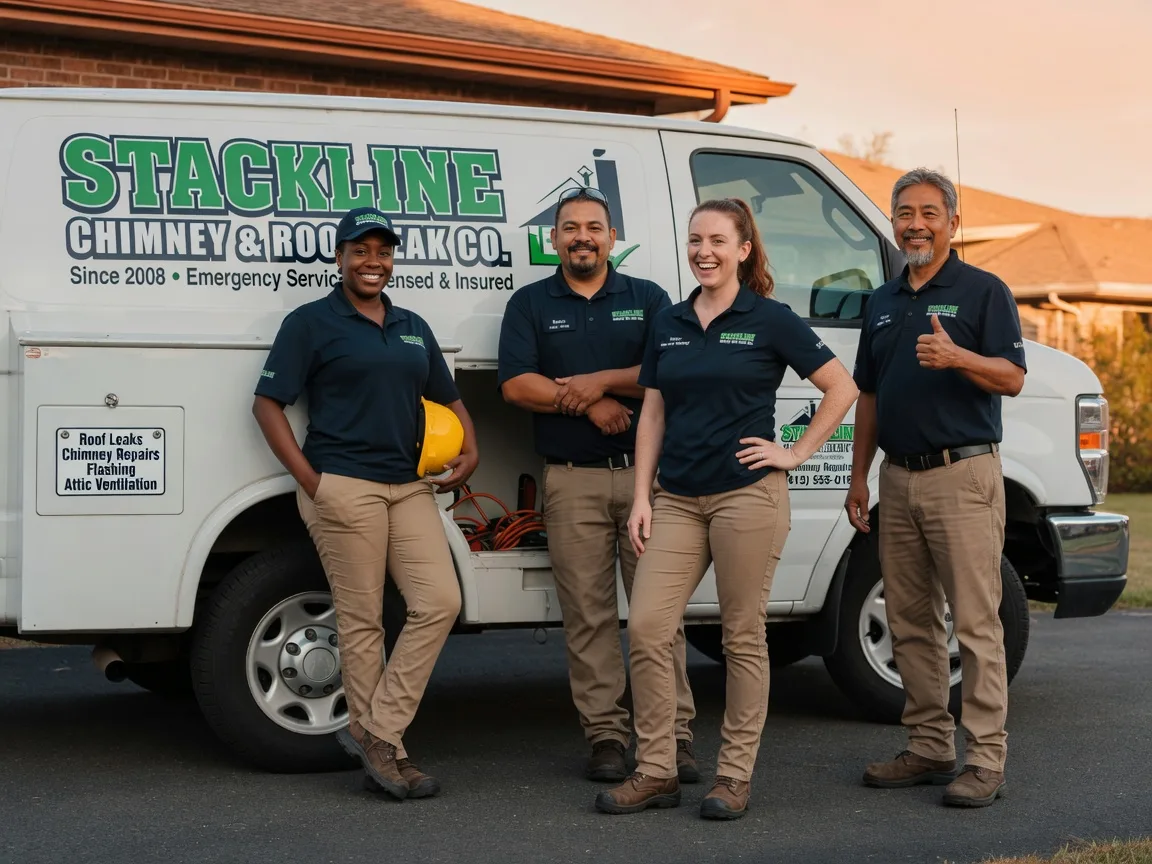 Chimney flashing repair company in Atkins, AR
